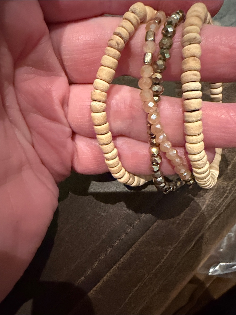 Wood Beaded Bracelet Set
